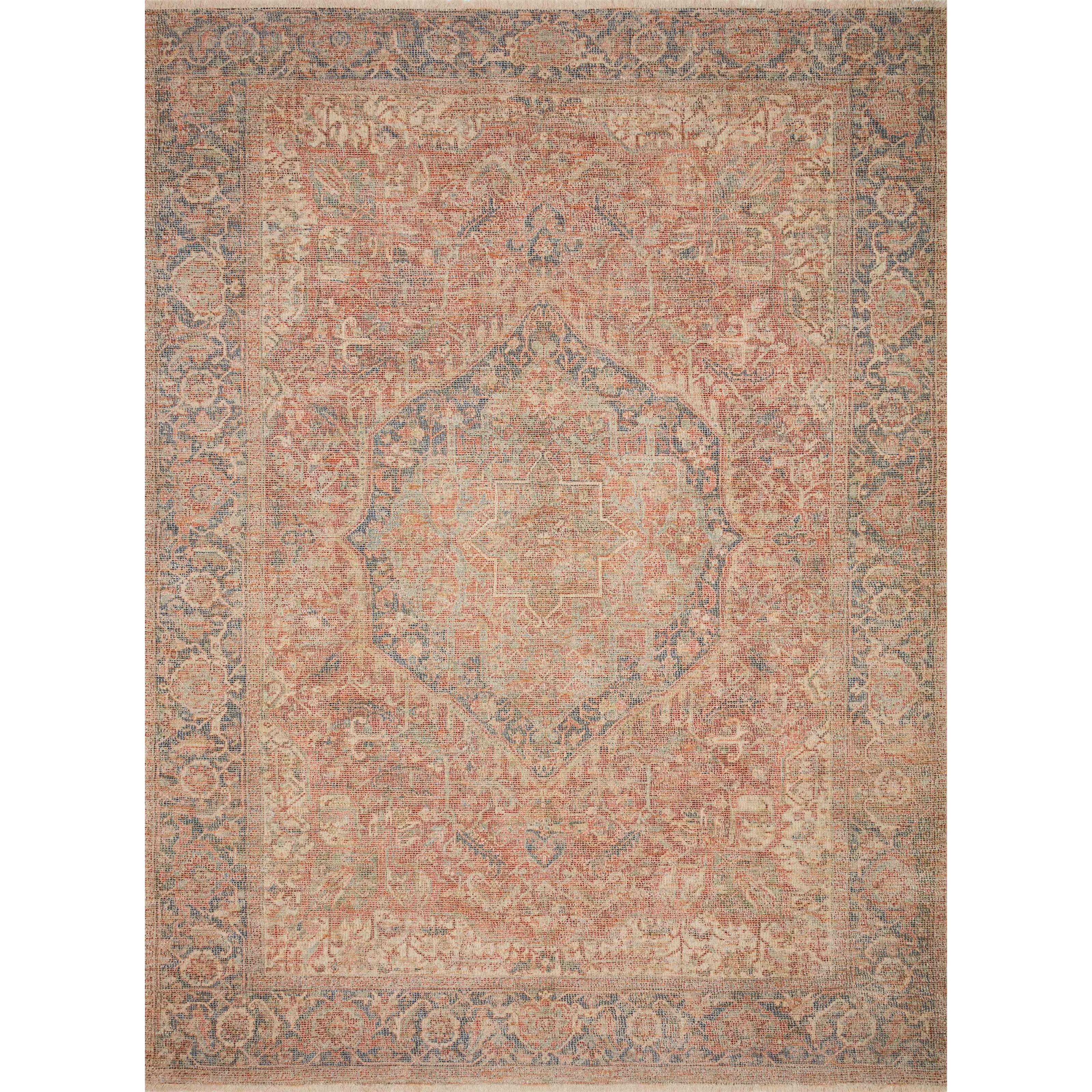 Loloi Priya PRY-07 Brick / Navy Rug