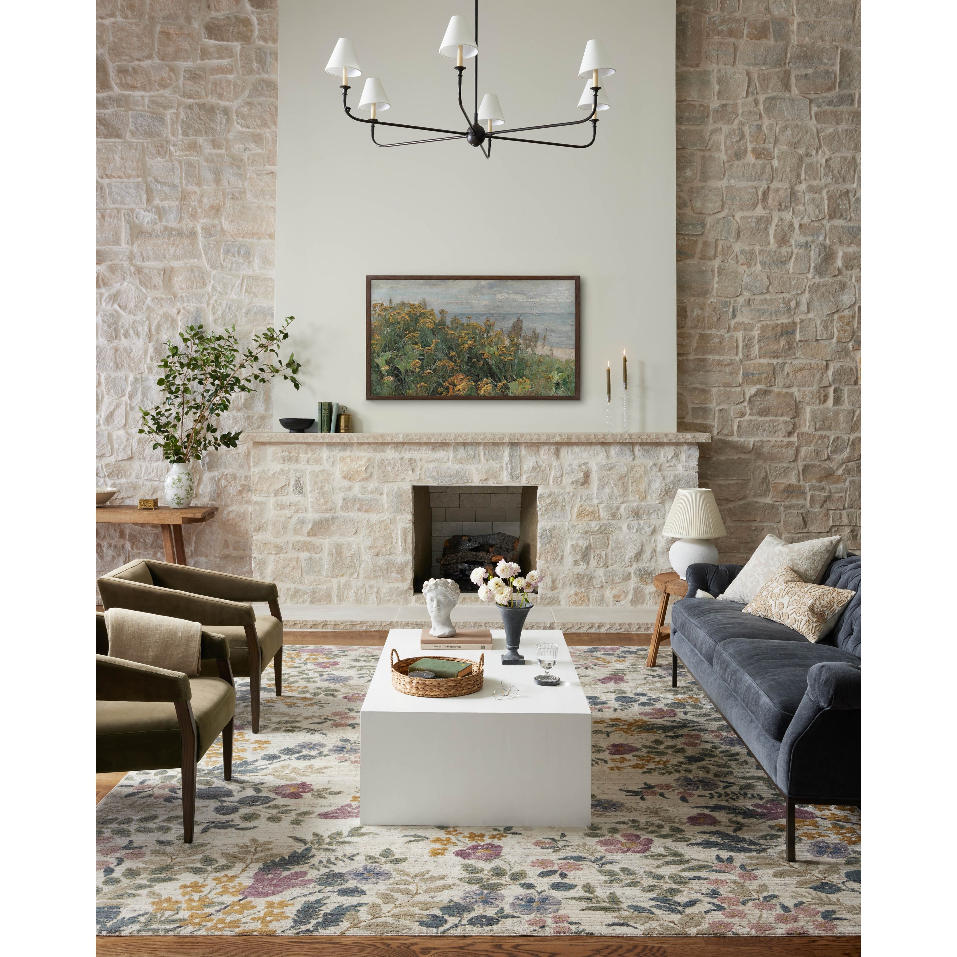 Rifle Paper Provence PRO-01 Rug Ivory