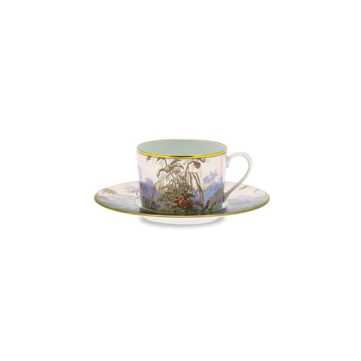 Haviland Le Bresil Cappuccino Cup and Saucer