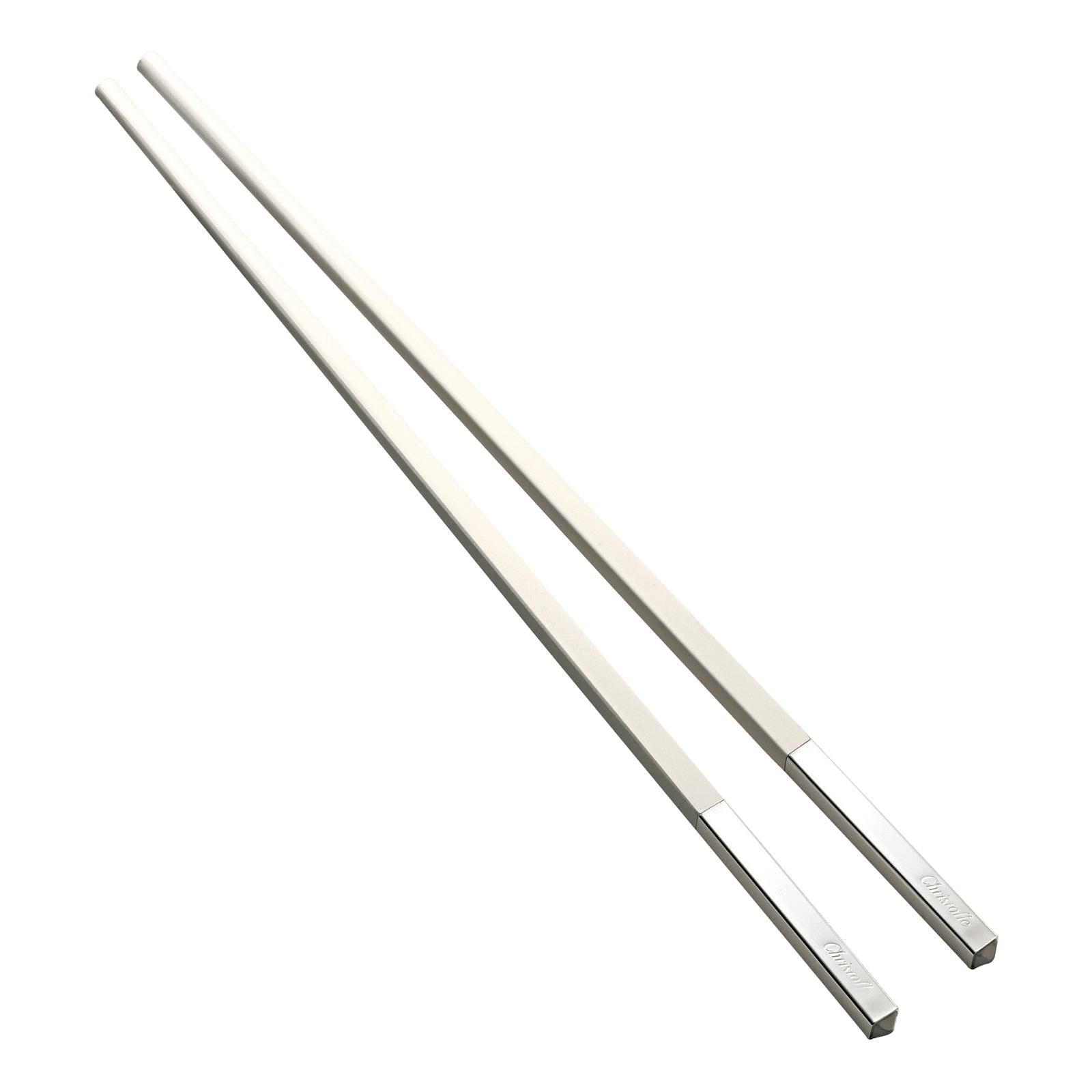 Christofle Uni Silver Plated Chinese Chopsticks - Set of 2