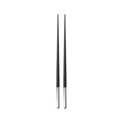Christofle UNI Silver-Plated Black Chinese Chopsticks