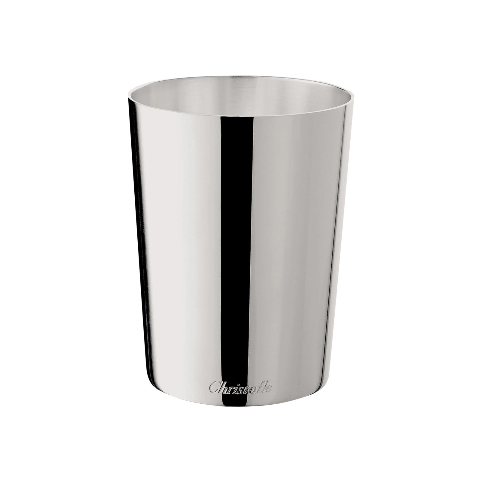 Christofle Uni Silver Plated Pencil Cup