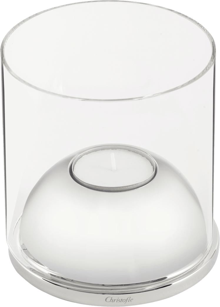 Christofle Oh De Christofle Stainless Steel Hurricane Candle Holder