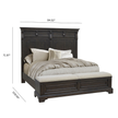 Pulaski Furniture Hickory Creek Brown Velvet Bed