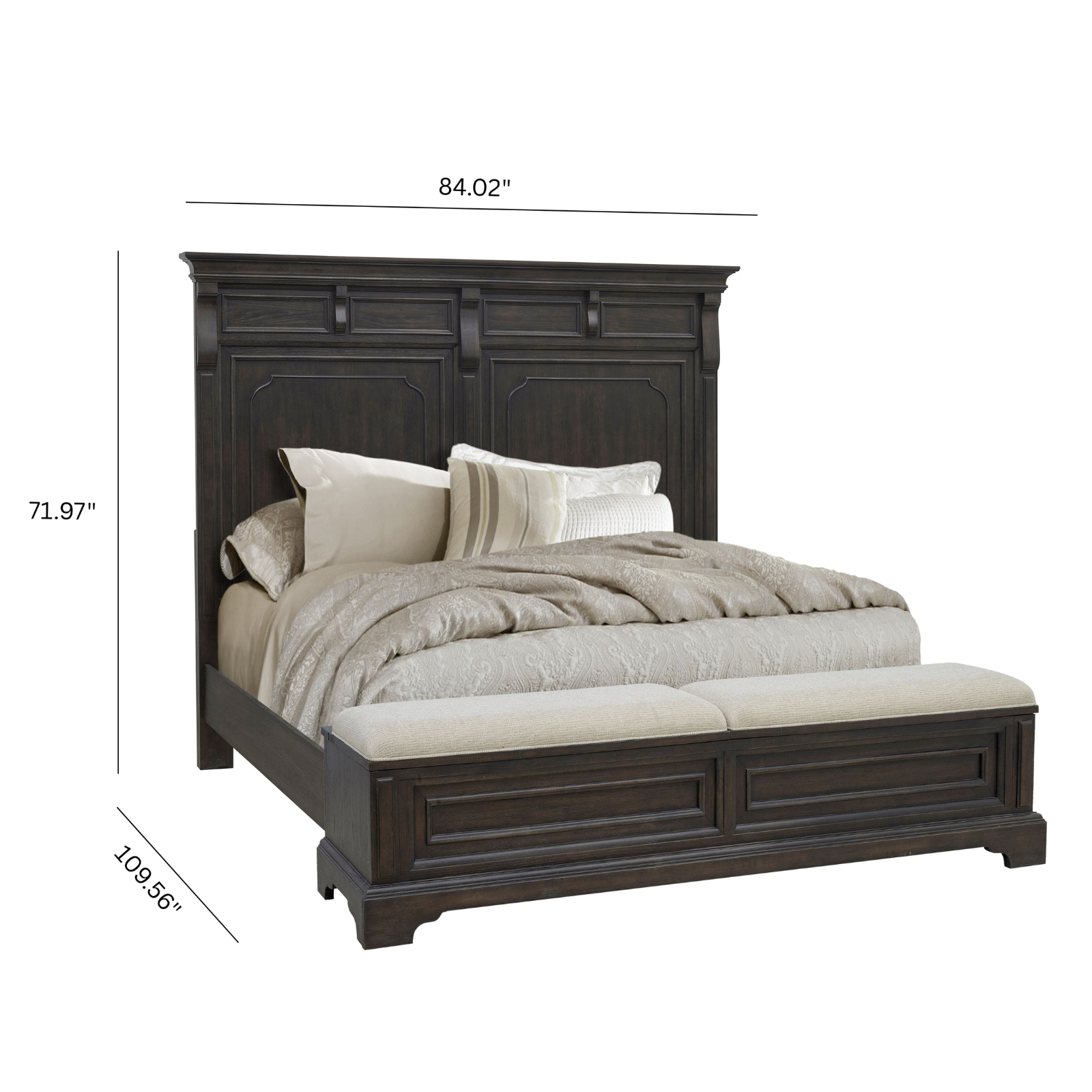 Pulaski Furniture Hickory Creek Brown Velvet Bed