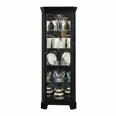 Pulaski Furniture PFC Curios Lighted Curio 4 Shelf Corner Cabinet