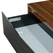 Michael Amini Kayner 5-Drawer Chest - Charcoal