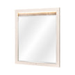 Michael Amini Pavira Dresser Mirror with LED Lights - Stone