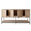 Uttermost Trapezoid 4 Door Cabinet