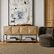 Uttermost Trapezoid 4 Door Cabinet