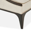 Michael Amini Paris Chic Accent Chair - Cremini/Espresso