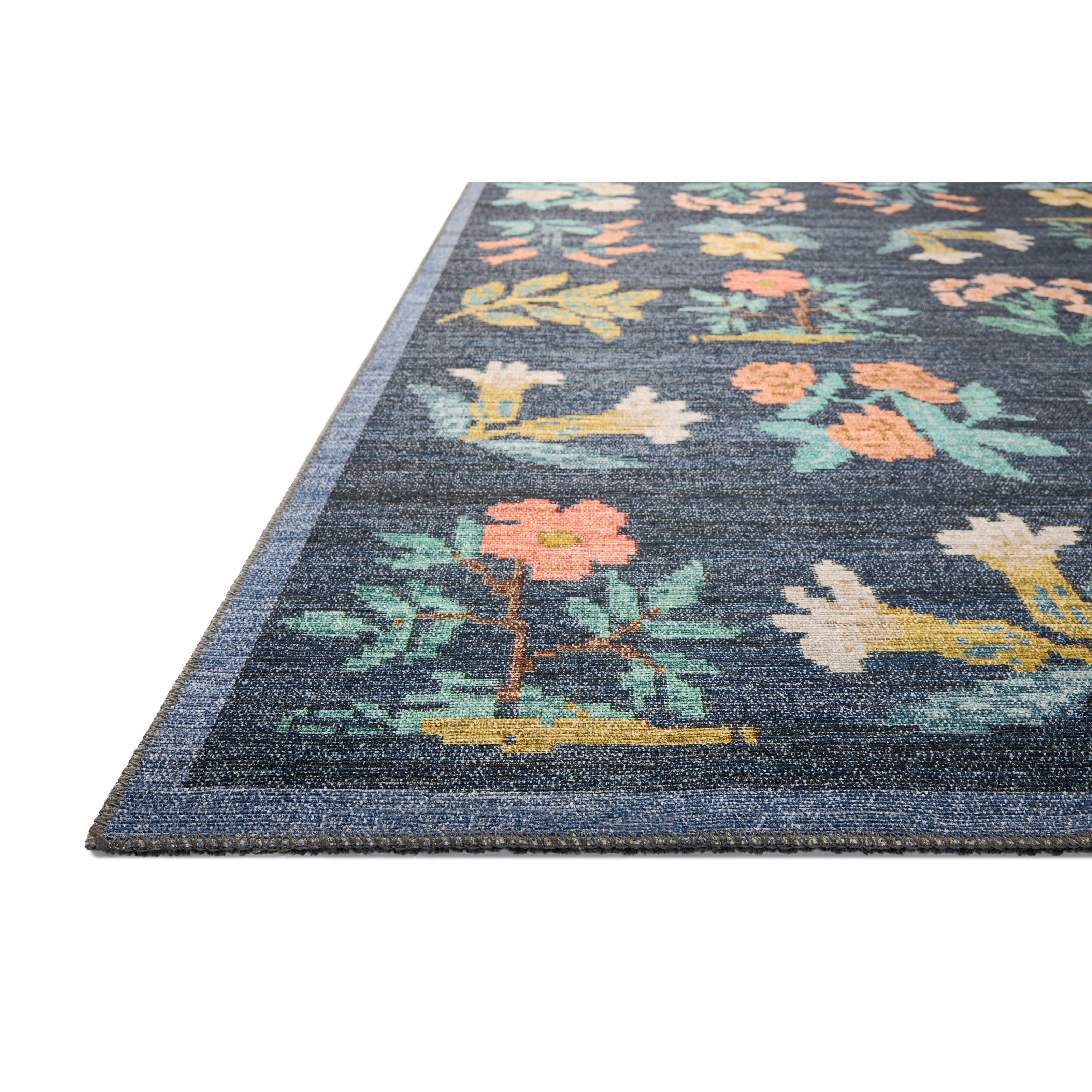 Rifle Paper Rosa RSA-03 Rug Navy