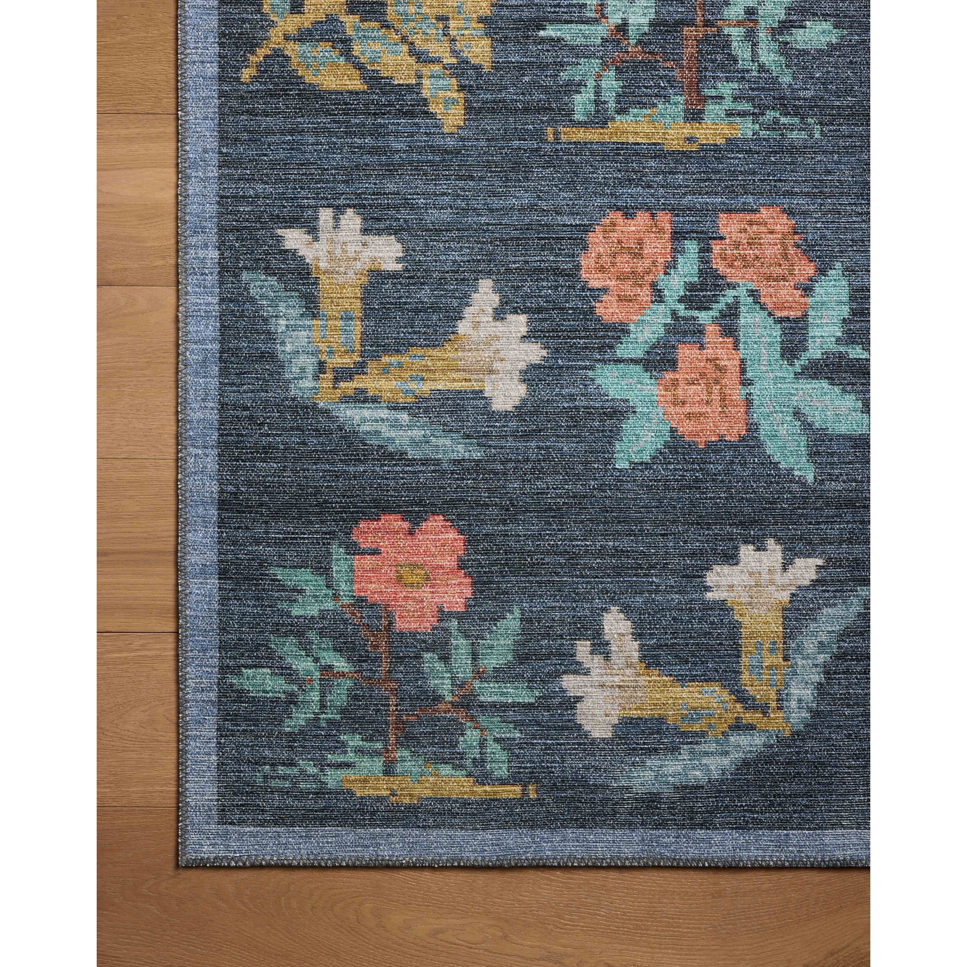Rifle Paper Rosa RSA-03 Rug Navy