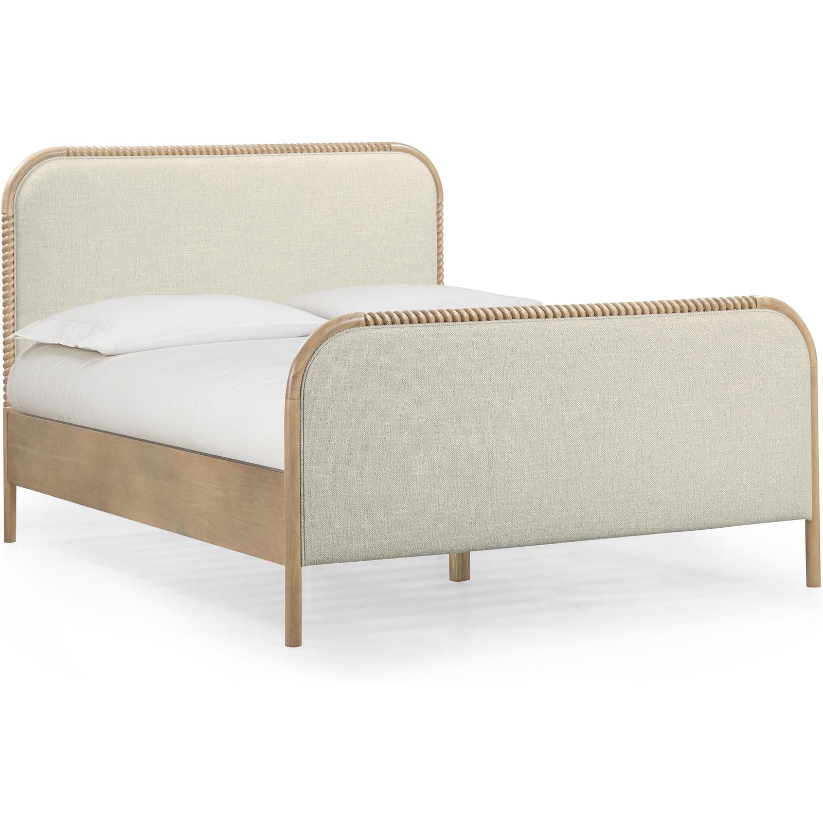 TOV Furniture Hatia Basketweave Panel Bed