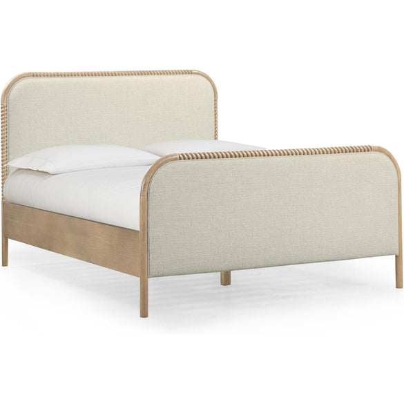 TOV Furniture Hatia Basketweave Panel Bed