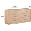 TOV Furniture Marlow 6-Drawer Wood Dresser