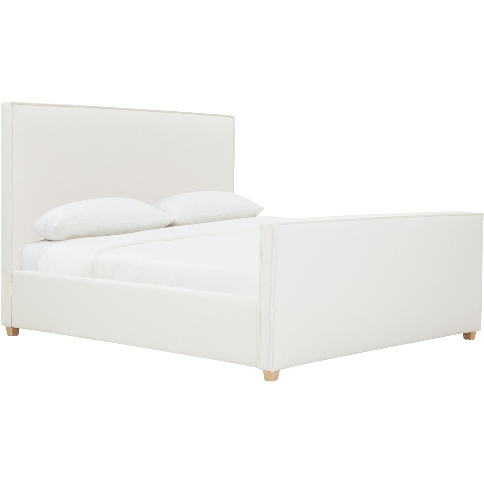 TOV Furniture Bristol Park Ivory Contract-Grade Fabric Upholstered Bed