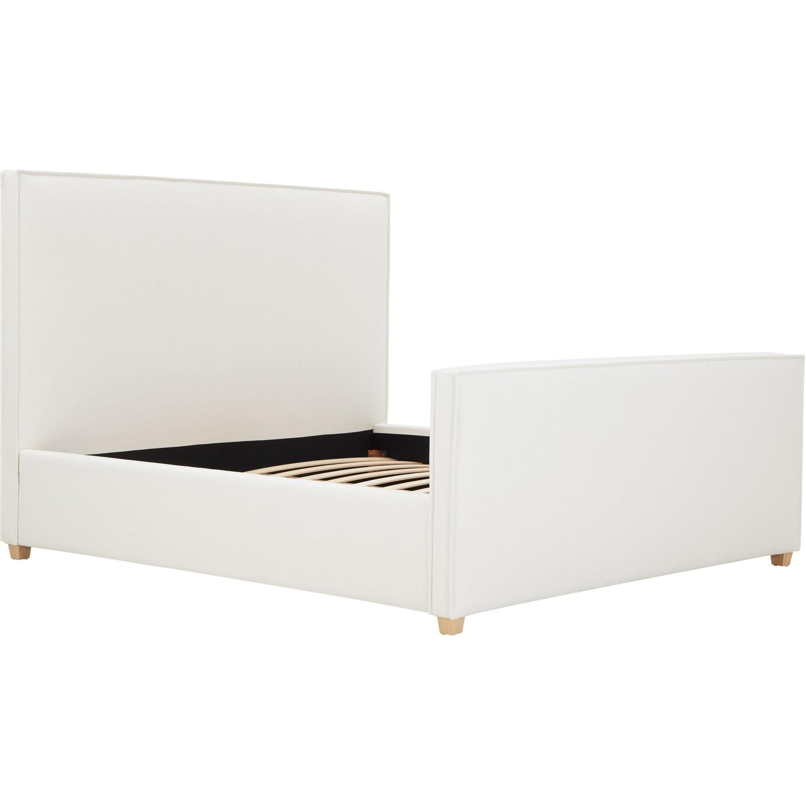TOV Furniture Bristol Park Ivory Contract-Grade Fabric Upholstered Bed