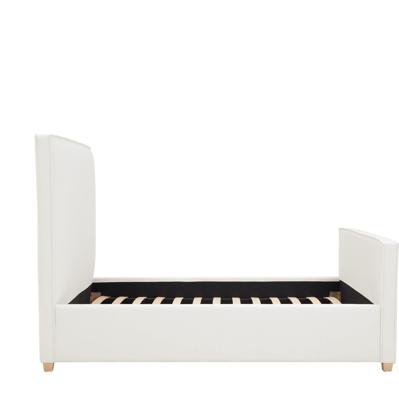 TOV Furniture Bristol Park Ivory Contract-Grade Fabric Upholstered Bed