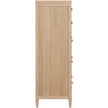 TOV Furniture Bristol Park Whitewashed Oak Wood 7-Drawer Chest