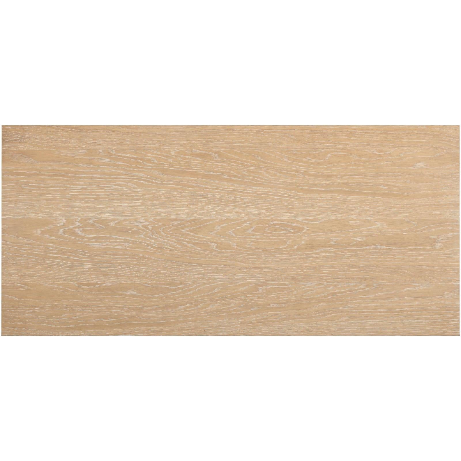 TOV Furniture Bristol Park Whitewashed Oak Wood 7-Drawer Chest