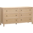 TOV Furniture Bristol Park Whitewashed Oak Wood Drawer Dresser