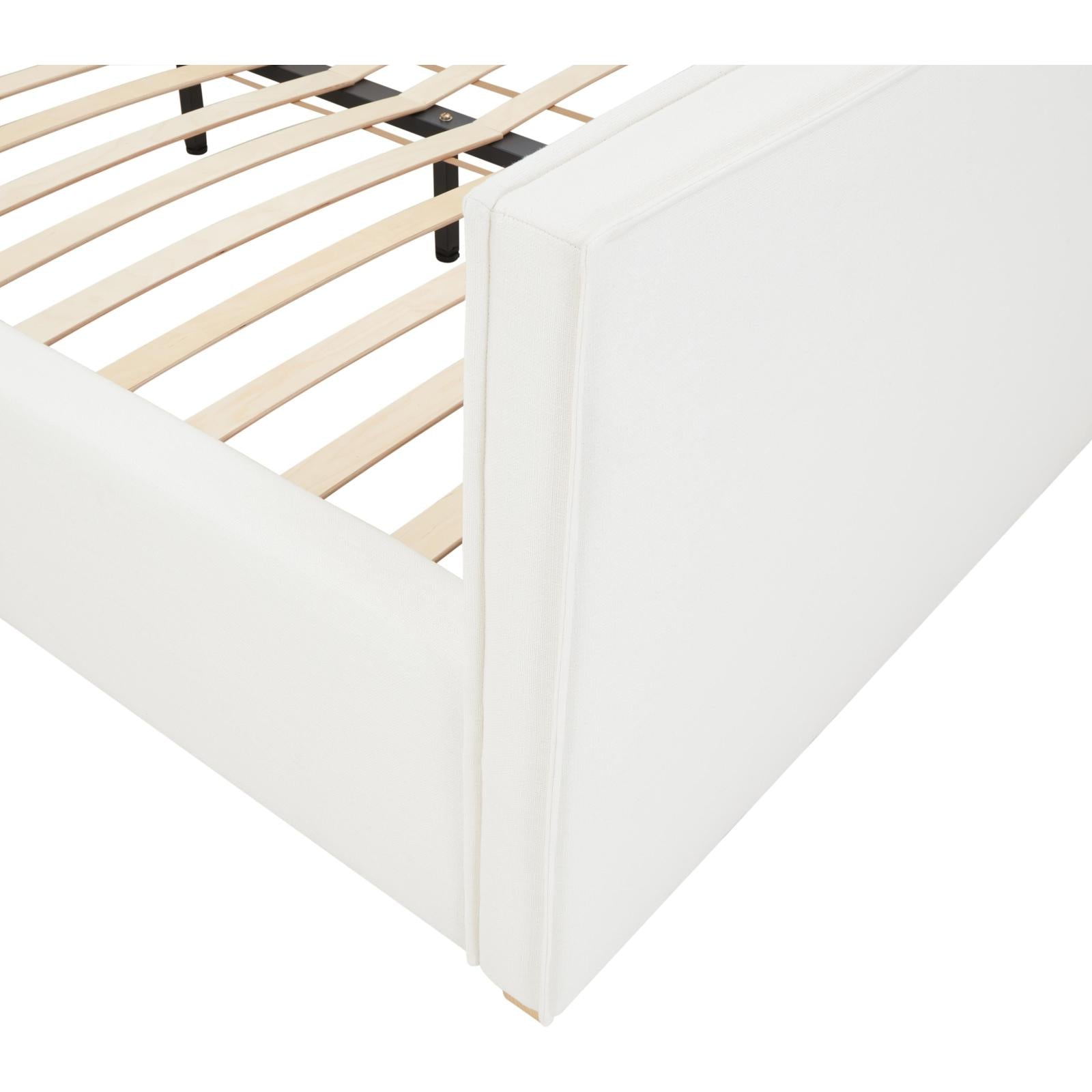 TOV Furniture Bristol Park Ivory Contract-Grade Fabric Upholstered Bed