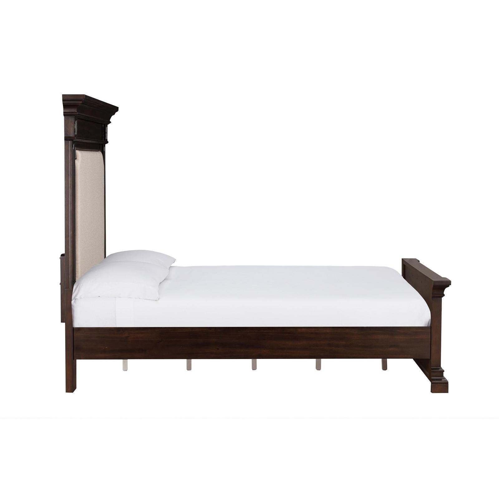 TOV Furniture Stamford Wooden Upholstered Bed