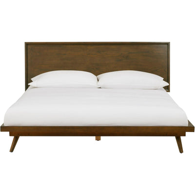 TOV Furniture Emery Walnut Wood Platform Bed
