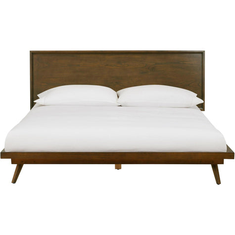 TOV Furniture Emery Walnut Wood Platform Bed