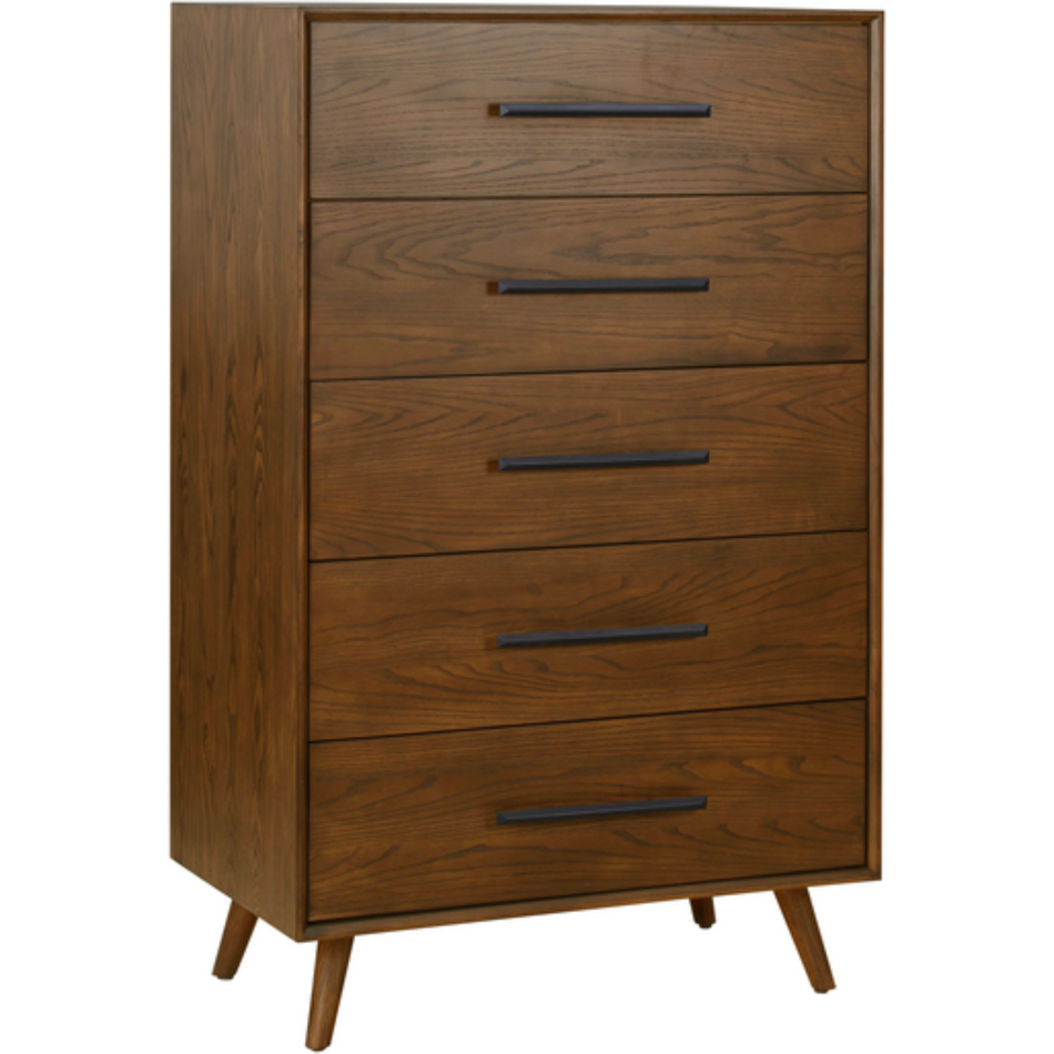 TOV Furniture Emery Walnut 5-Drawer Chest