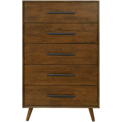 TOV Furniture Emery Walnut 5-Drawer Chest