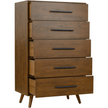 TOV Furniture Emery Walnut 5-Drawer Chest