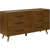 TOV Furniture Emery Walnut Drawer Dresser