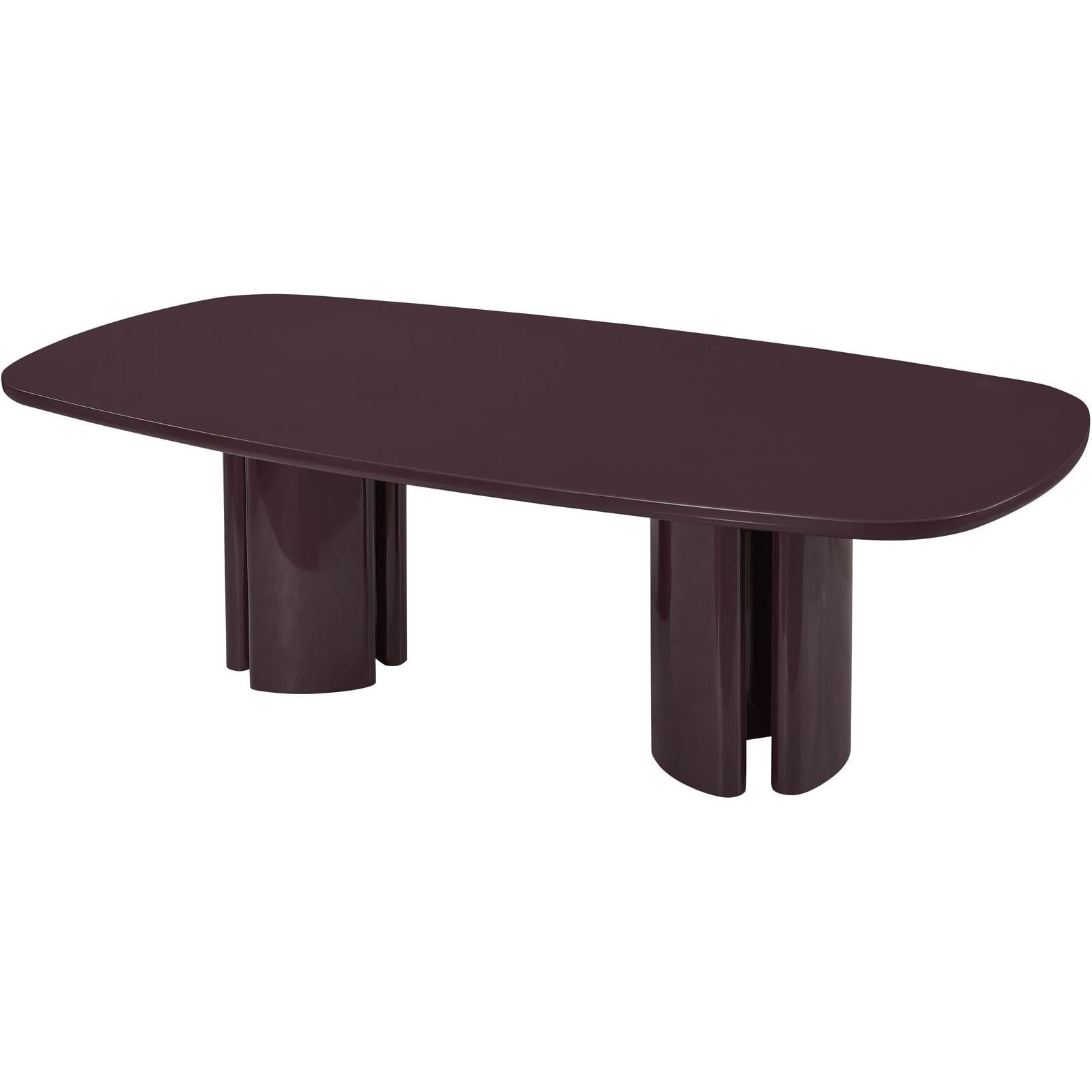 TOV Furniture Zola Lacquer Oval Dining Table