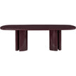 TOV Furniture Zola Lacquer Oval Dining Table