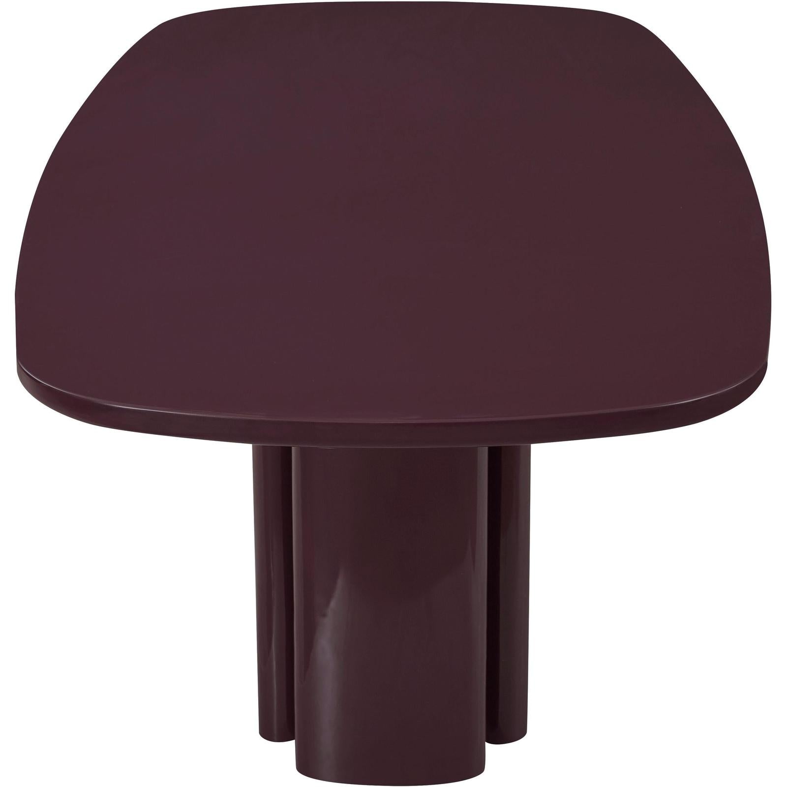 TOV Furniture Zola Lacquer Oval Dining Table