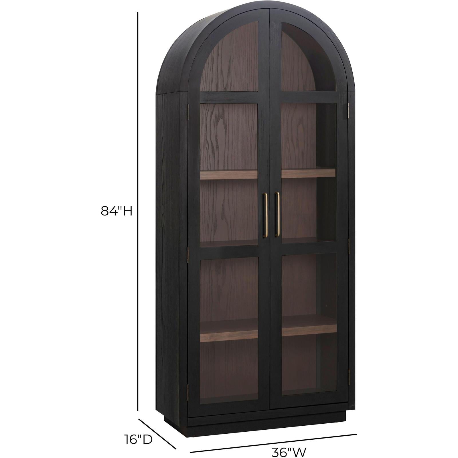 TOV Furniture Marlow Wood Display Cabinet
