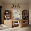TOV Furniture Marlow Wood Bookcase With File Drawer
