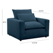 TOV Furniture Cali Performance Fabric Armchair