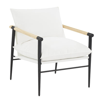 TOV Furniture Cali Pearl Performance Fabric Accent Chair