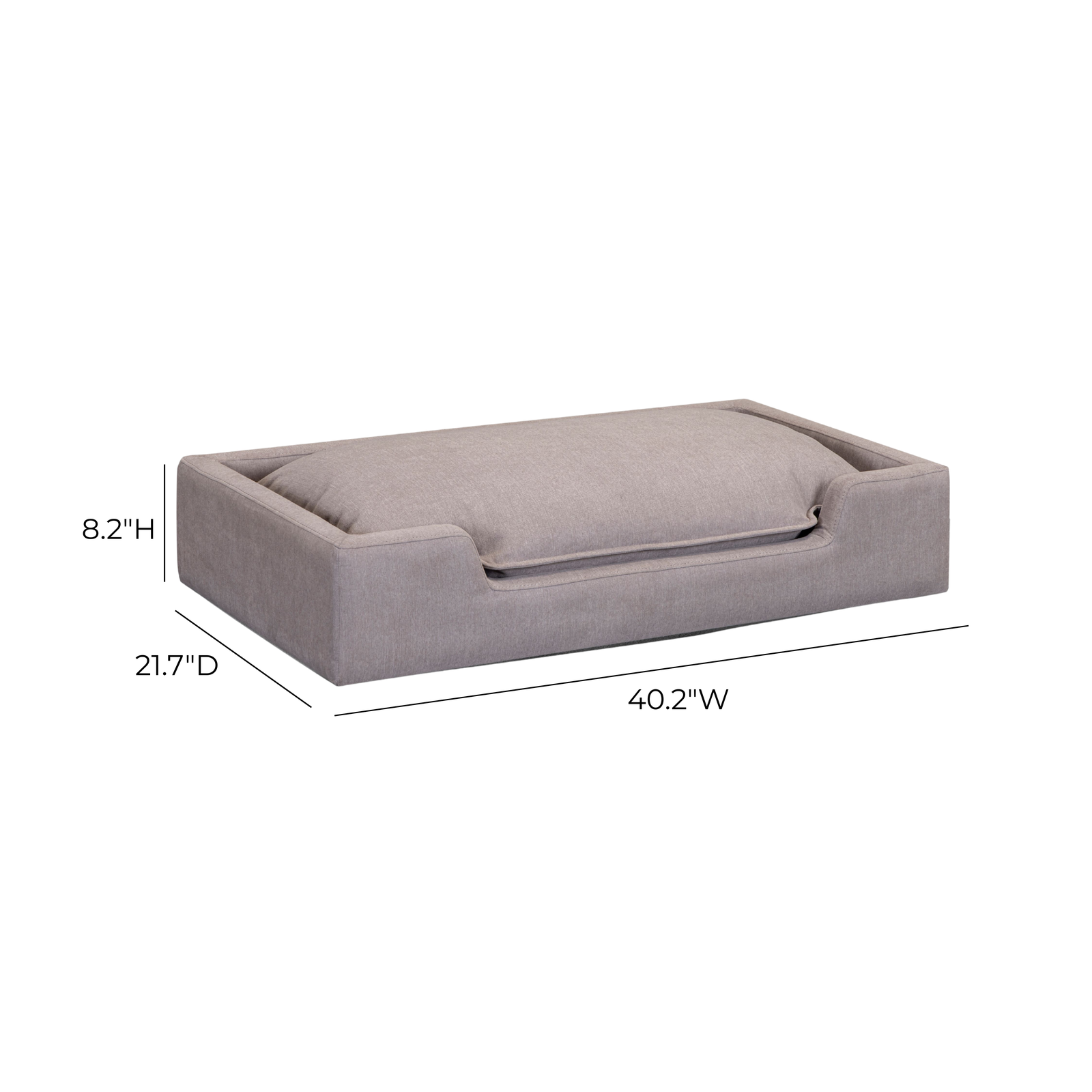 TOV Furniture Cali Performance Fabric Modular Pet Bed