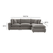 TOV Furniture Cali 4-Piece Performance Fabric Modular Sectional