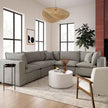 TOV Furniture Cali 5-Piece Performance Fabric Modular L-Sectional