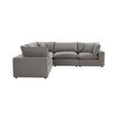 TOV Furniture Cali 5-Piece Performance Fabric Modular L-Sectional