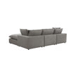 TOV Furniture Cali 4-Piece Performance Fabric Modular Sectional