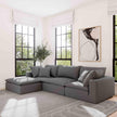 TOV Furniture Cali Performance Fabric Ottoman
