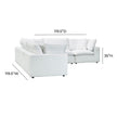 TOV Furniture Cali 5-Piece Performance Fabric Modular L-Sectional
