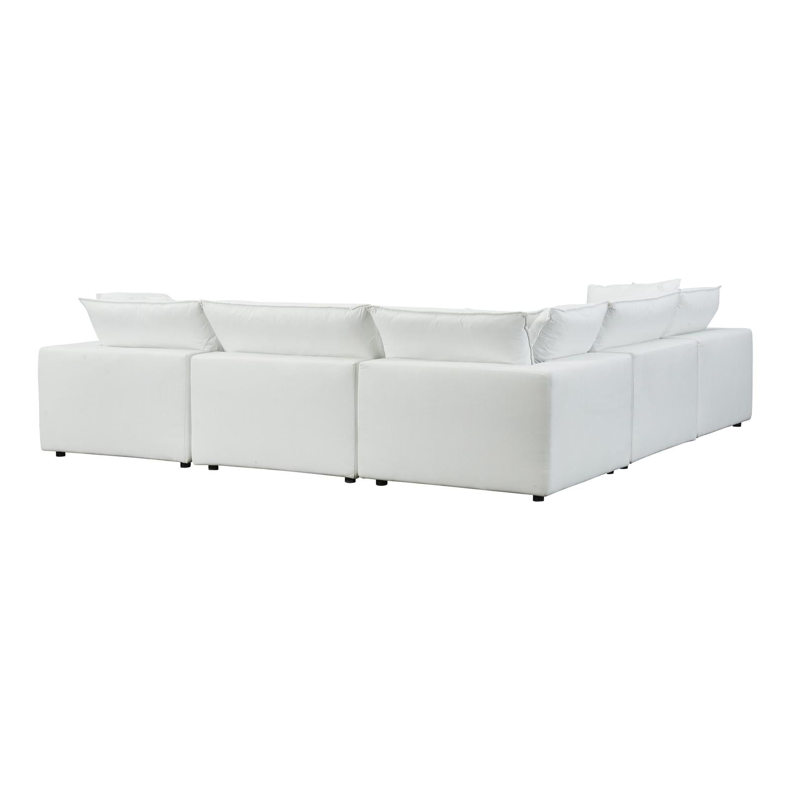 TOV Furniture Cali 5-Piece Performance Fabric Modular L-Sectional