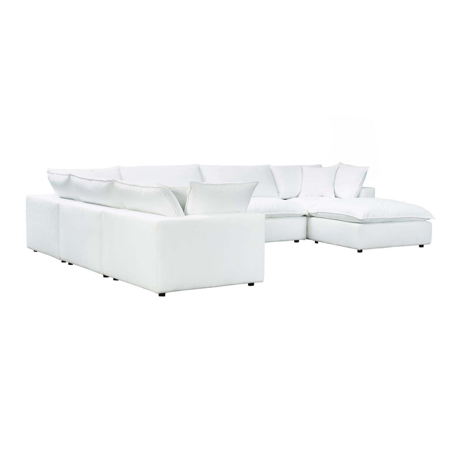 TOV Furniture Cali 7-Piece Performance Fabric Modular Large Chaise Sectional